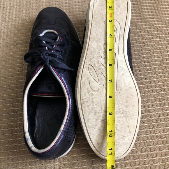 Gucci Men Blue Monogram Sneakers